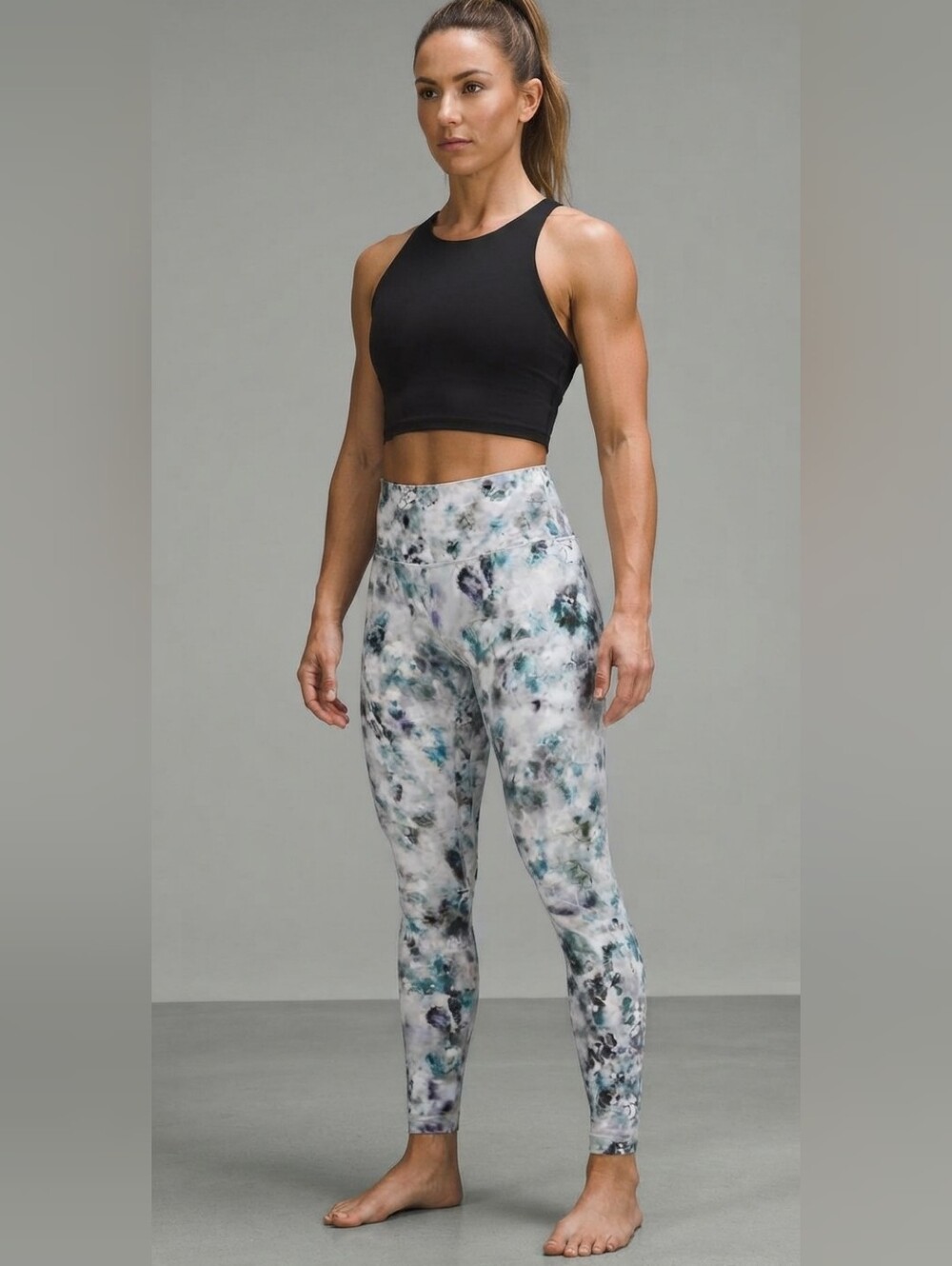 Lululemon Align Pant 28" Kaleidofloral Multi Yoga Gym Workout Leggins! Size 10